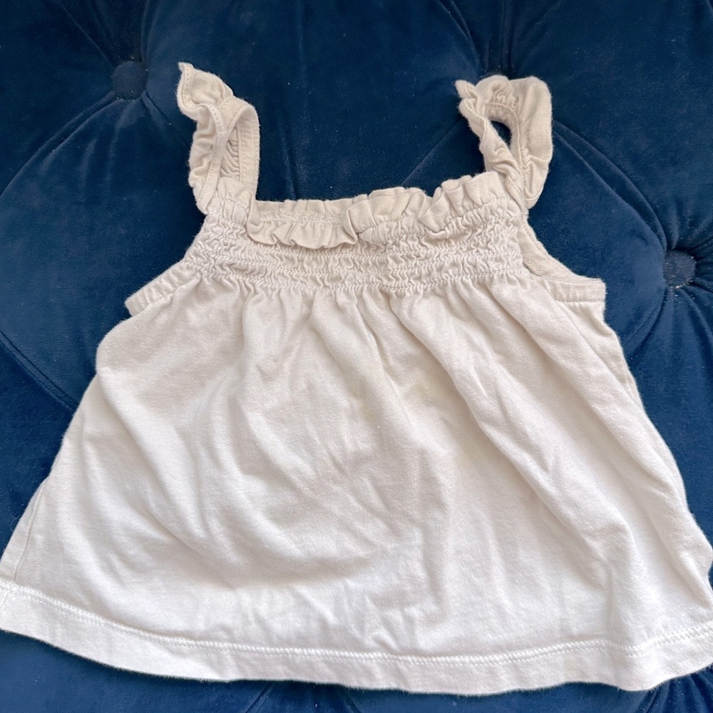 GAP tank top. Taupe/cream color. Size 12-18 months